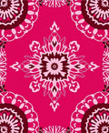Floral Mandala Pink Pattern Rug