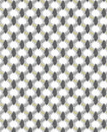 Geometric Argent Weave Pattern Rug