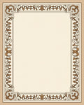 Ornate Floral Scrollwork Patterned Rug