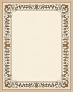 Ornate Floral Scrollwork Patterned Rug