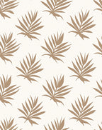 Minimalist Palm Leaf Pattern Rug