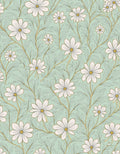 Delicate Floral Vine Pattern Rug