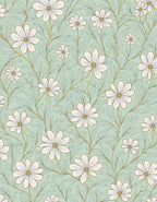 Delicate Floral Vine Pattern Rug