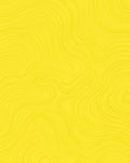 Abstract Yellow Swirl Pattern Rug