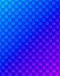 Hexagonal Pattern Gradient Rug