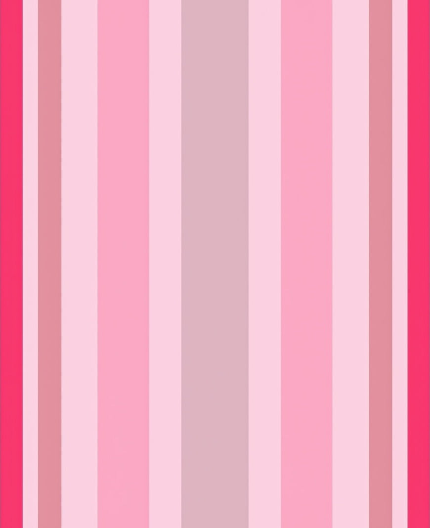 Pink Vertical Stripes Pattern Rug