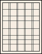 Bold Black Line Grid Pattern Decor Rug