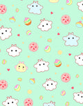 Cute Cloud Candy Pattern Whimsy Rug