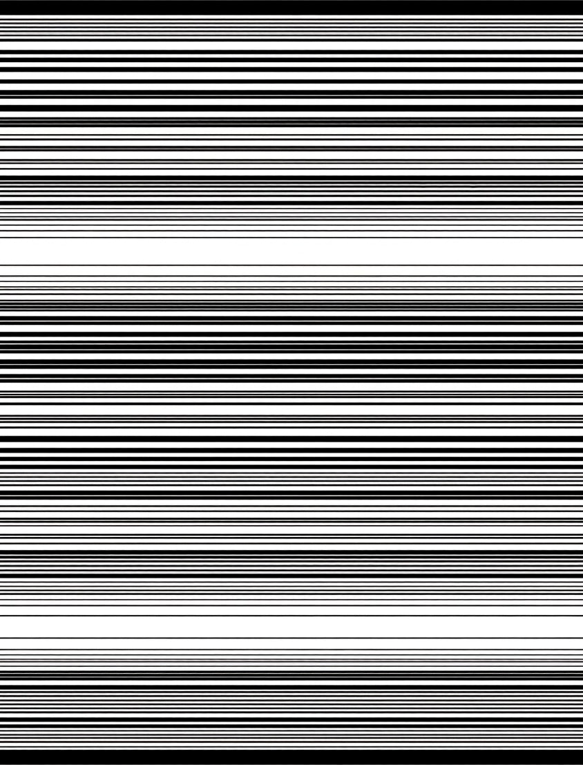 Minimalist Black White Stripe Rug