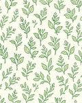 Botanical Sprigs And Delicate Blossoms Pattern Rug