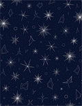 Radiant Celestial Star Pattern Rug