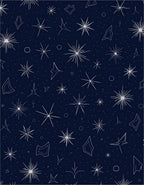 Radiant Celestial Star Pattern Rug