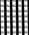 Abstract Black White Stripe Pattern Rug