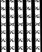 Abstract Black White Stripe Pattern Rug