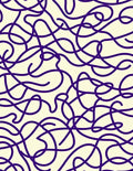Lively Purple Abstract Linear Design Rug