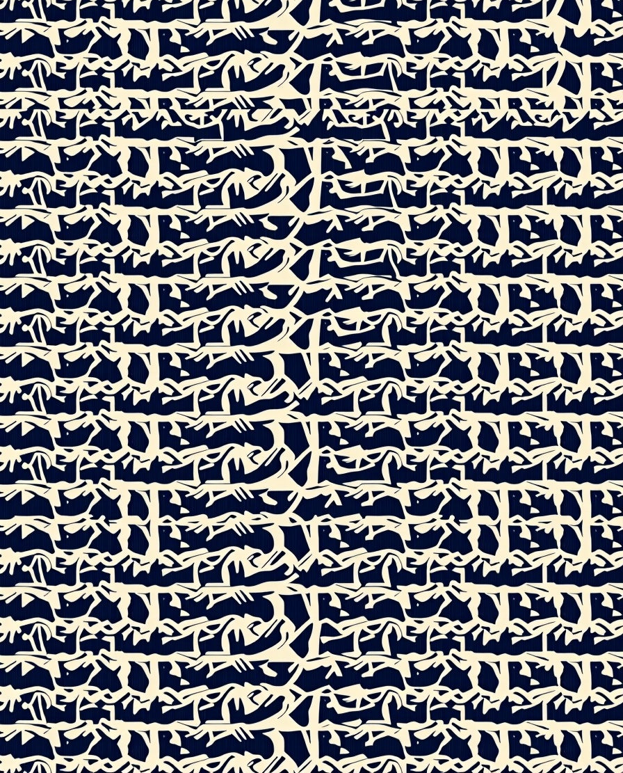 Earthy Abstract Patterned Organic Rug