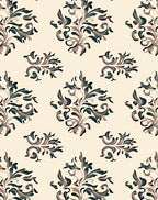 Classic Flourish Swirl Pattern Design Rug