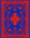 Classic Medallion Floral Scroll Rug