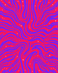 Vivid Abstract Zebra Pattern Rug