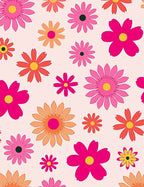 Retro Floral Pattern Design Rug