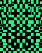 Grids Lines Retro Pattern Rug