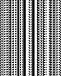 Abstract Black White Stripe Pattern Rug