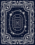 Celestial Night Star Constellation Rug