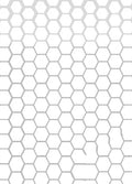 Geometric Hexagon Pattern Design Rug