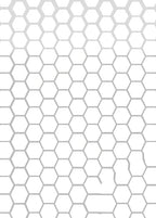 Geometric Hexagon Pattern Design Rug