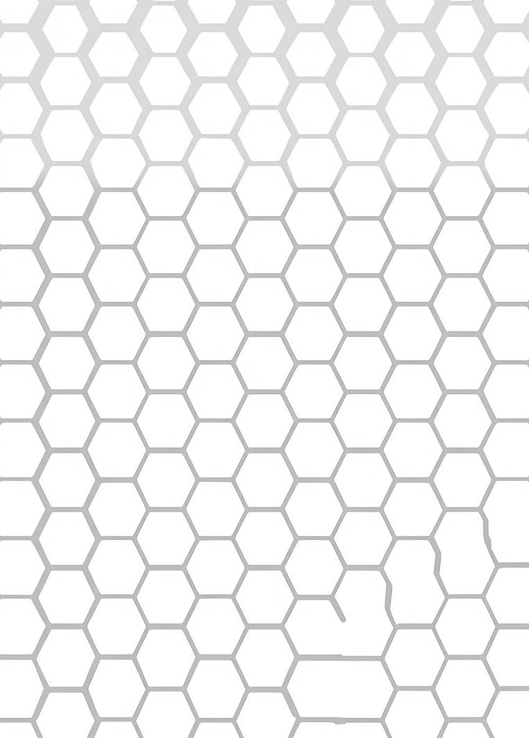 Geometric Hexagon Pattern Design Rug