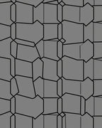 Modern Interlocking Geometric Lines Rug