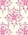 Pink Floral Mandala Pattern Rug
