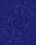 Celestial Swirls Star Patterns Rug