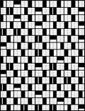 Abstract Black White Grid Pattern Rug