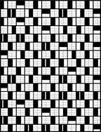 Abstract Black White Grid Pattern Rug