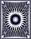 Starburst Geometric Mandala Style Rug