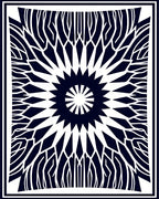 Starburst Geometric Mandala Style Rug