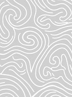 Abstract Swirling White Line Pattern Rug