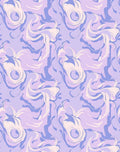 Misty Swirl Lavender Abstract Pattern Rug