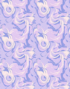 Misty Swirl Lavender Abstract Pattern Rug