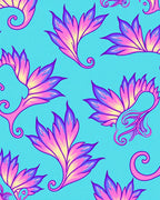 Floral Swirl Pattern Rug