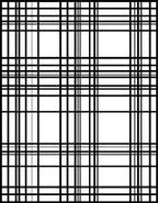 Contrasting Black and Gray Plaid Pattern Rug
