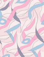 Soft Pastel Abstract Lines Rug