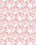 Elegant Pink Floral Pattern Design Rug