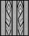 Bold Geometric Tribal Pattern Rug