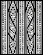 Bold Geometric Tribal Pattern Rug