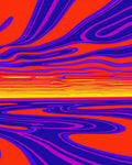 Vibrant Swirling Abstract Pattern Rug