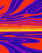 Vibrant Swirling Abstract Pattern Rug
