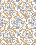 Elegant Floral Swirls Pattern Rug