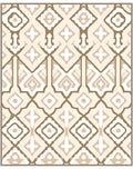 Earthy Tones Geometric Pattern Rug